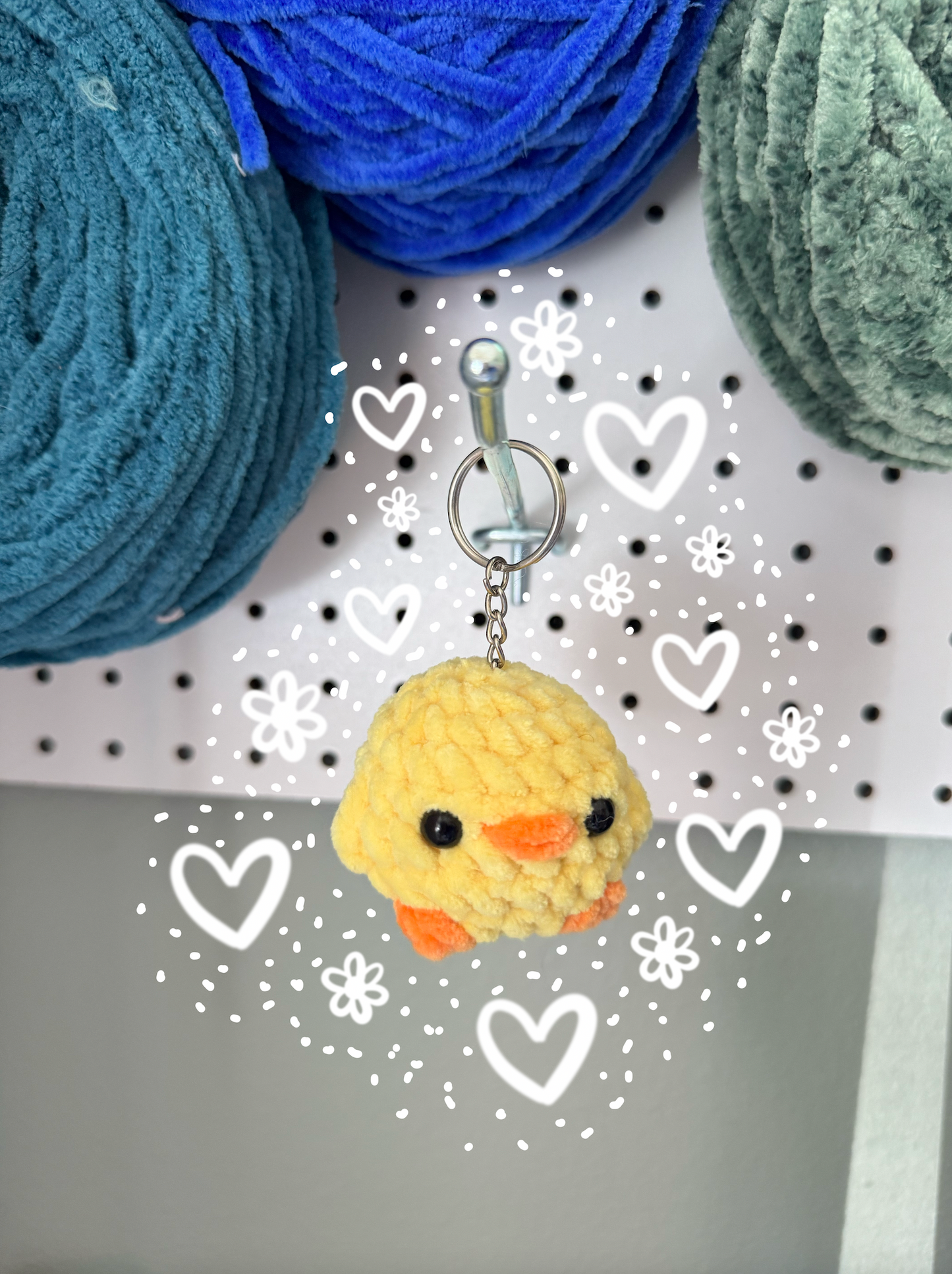 Chick Keychain