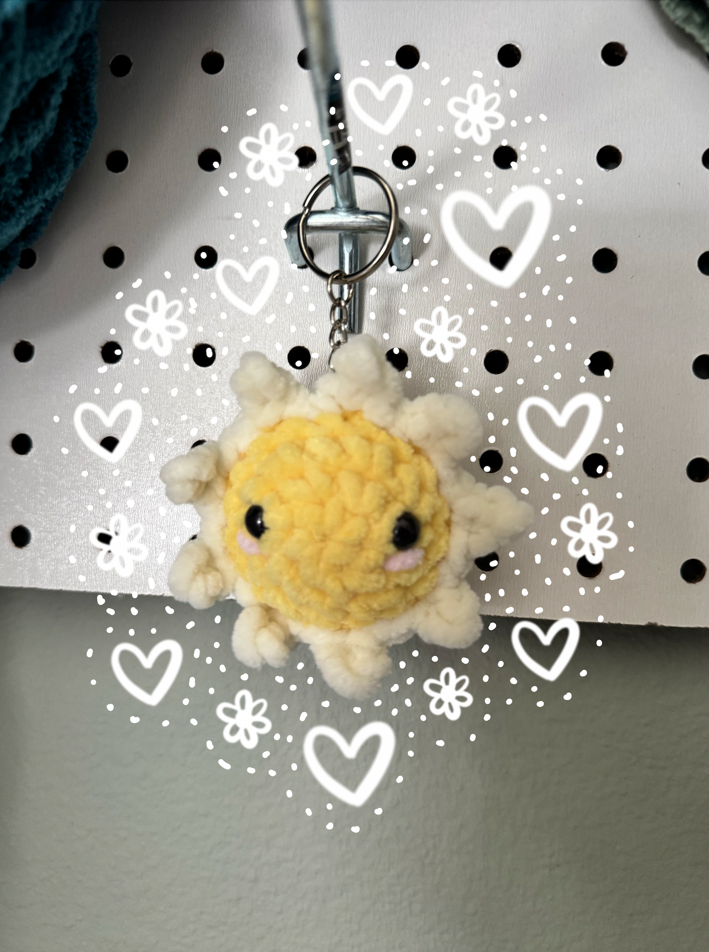 Daisy Keychain